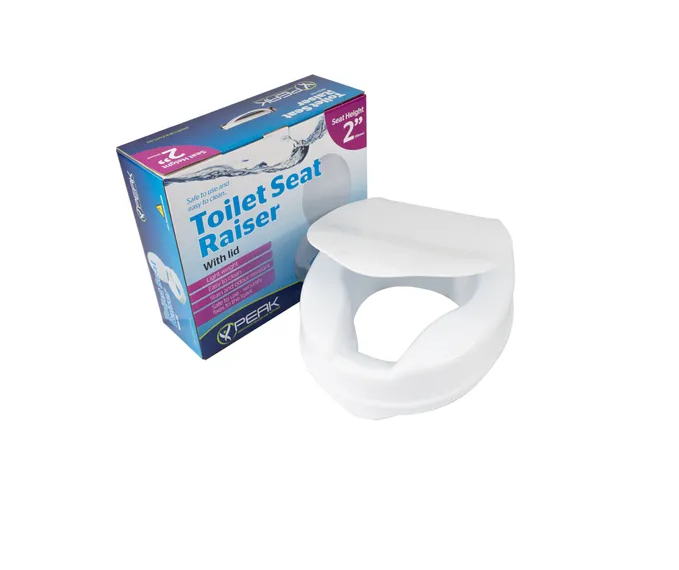 Peak Toilet Seat Raiser With Lid Bairnsdale Mobility