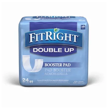  Medline® FitRight® Double Up Thin Incontinence Booster Pad